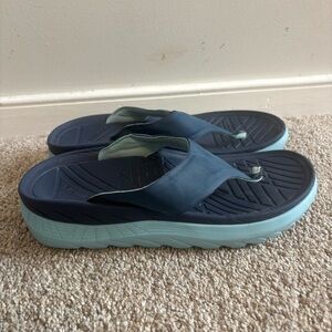 Vionic Restore All Gender Recovery Sandal Women’s Size 10 Men’s Size 8 Navy Blue